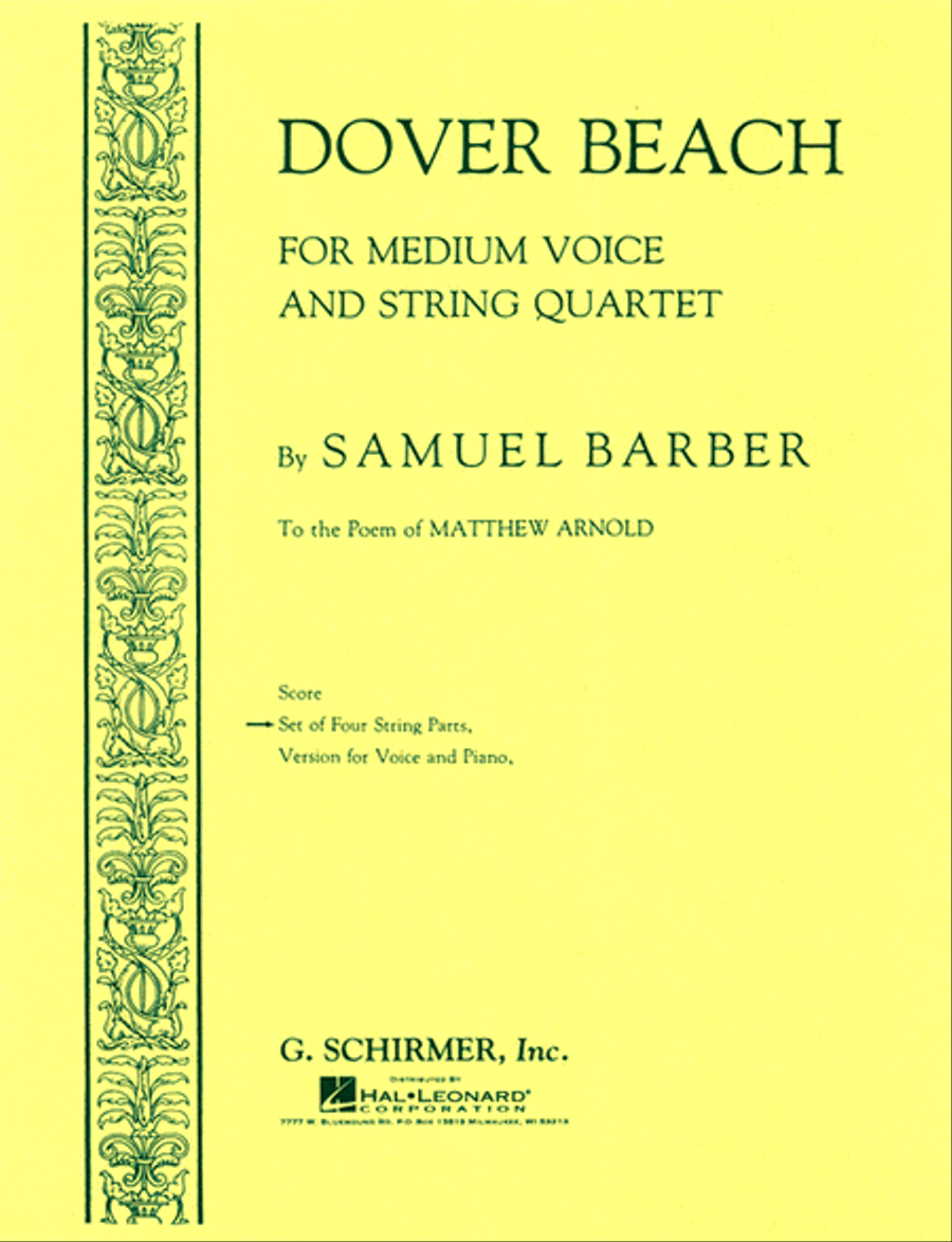 Dover Beach Dover Beach Voice scores gallery preview page 1