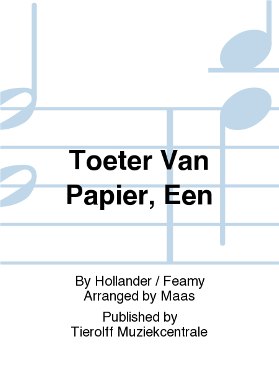Een Toeter Van Papier/The Comb And Paper-Polka Concert Band scores gallery preview page 1