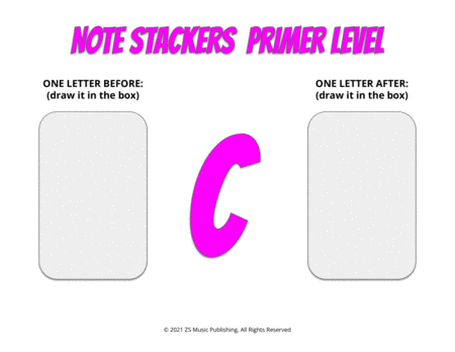 NoteStackers Primer Level Digital Edition
