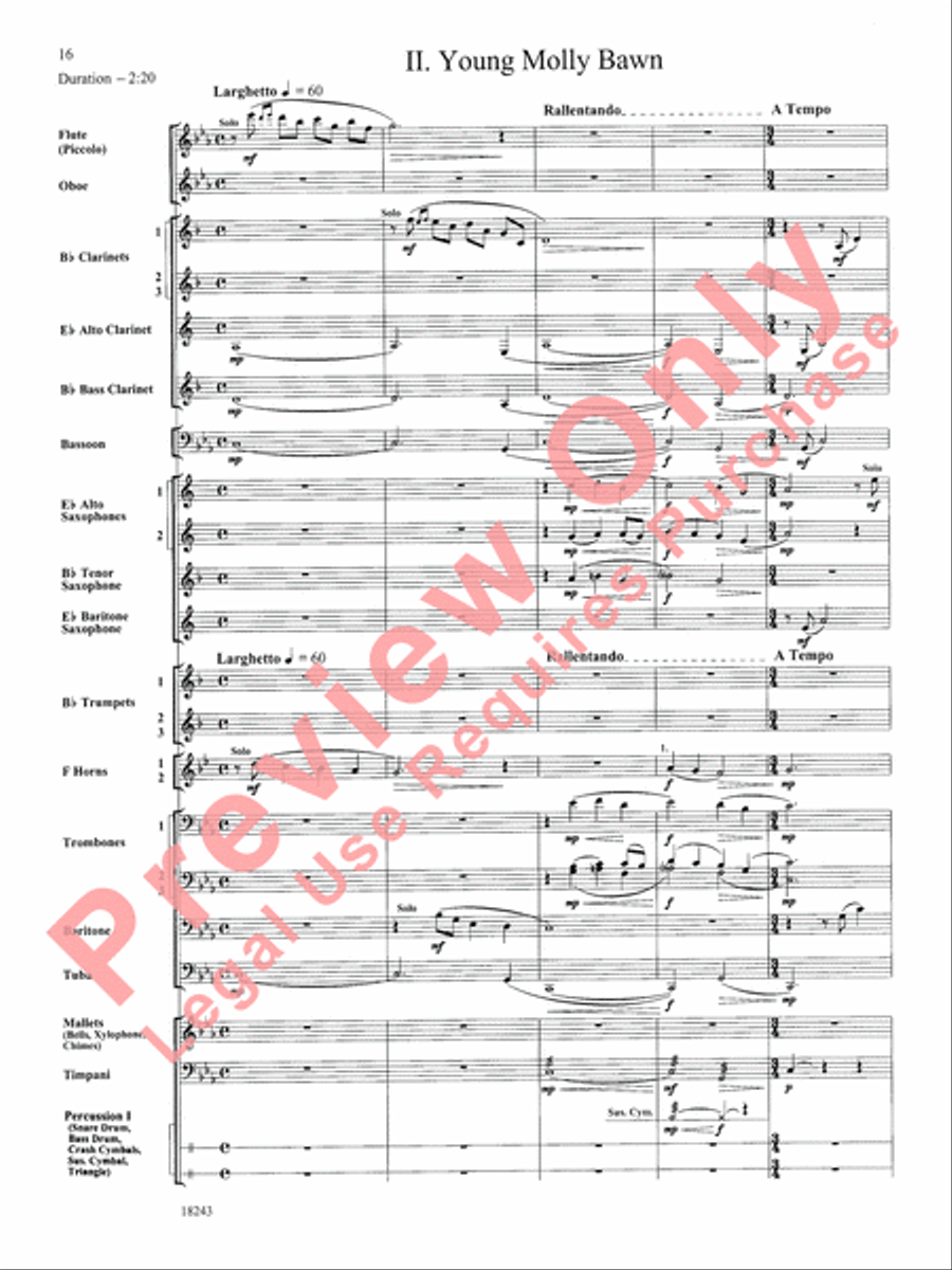 A Longford Legend A Longford Legend Concert Band scores gallery preview page 17