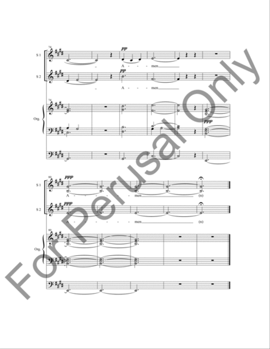 Magnificat and Nunc Dimittis in E SSA scores gallery preview page 20