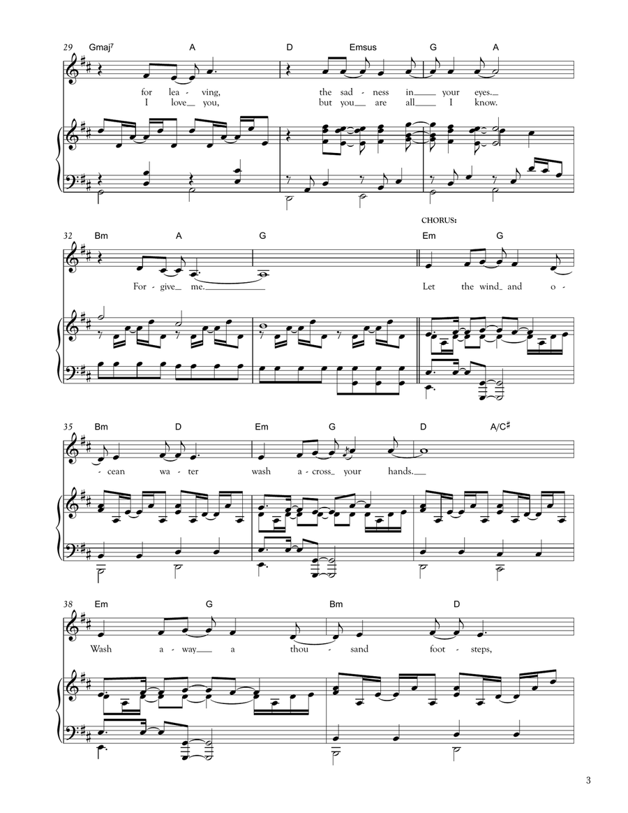 Ariel Piano, Vocal scores gallery preview page 3