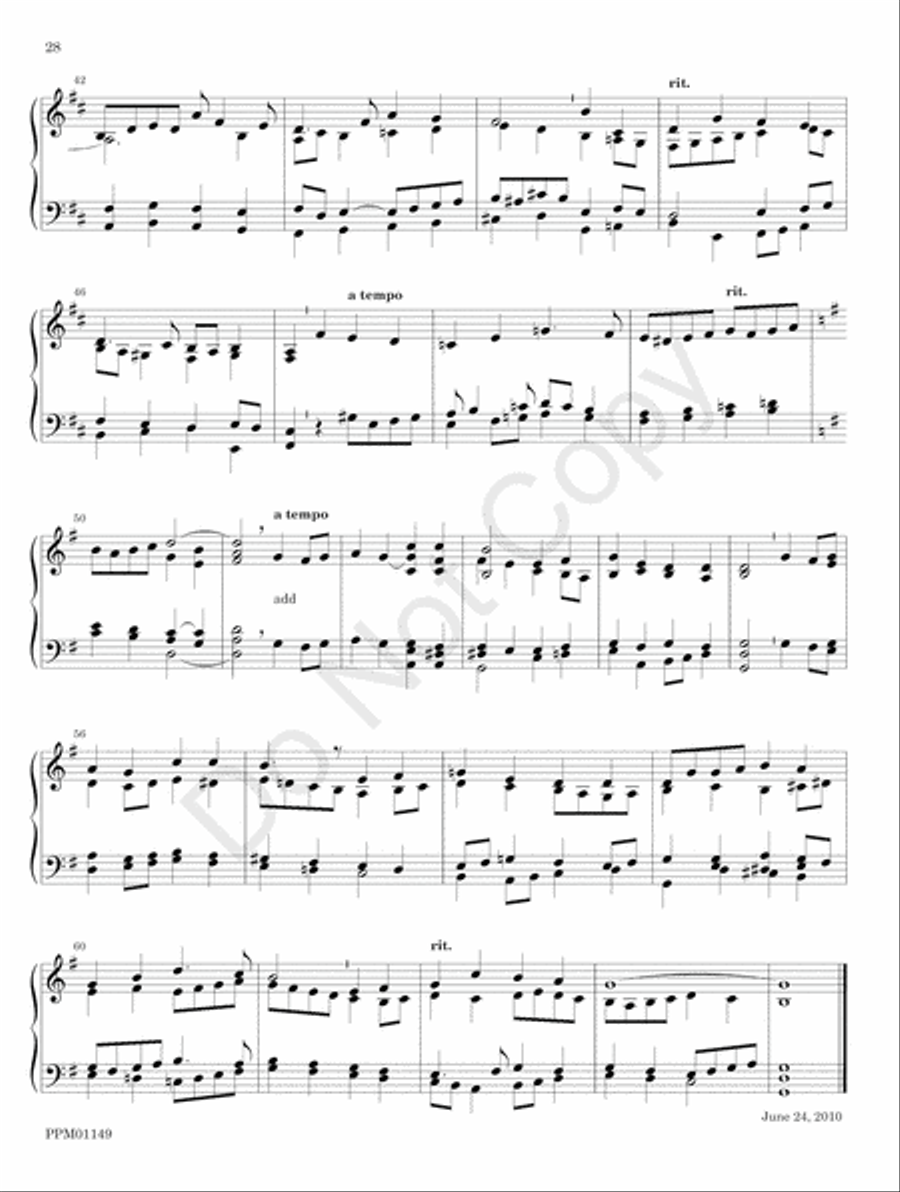 Organ Works for the Church Year Organ scores gallery preview page 34