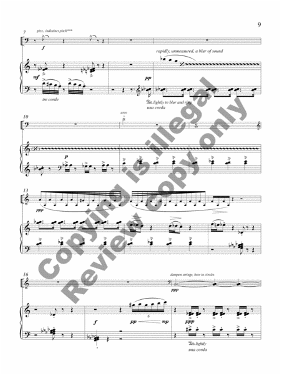 Legends of Kintamani (Cello/Piano Score) Orchestra scores gallery preview page 9