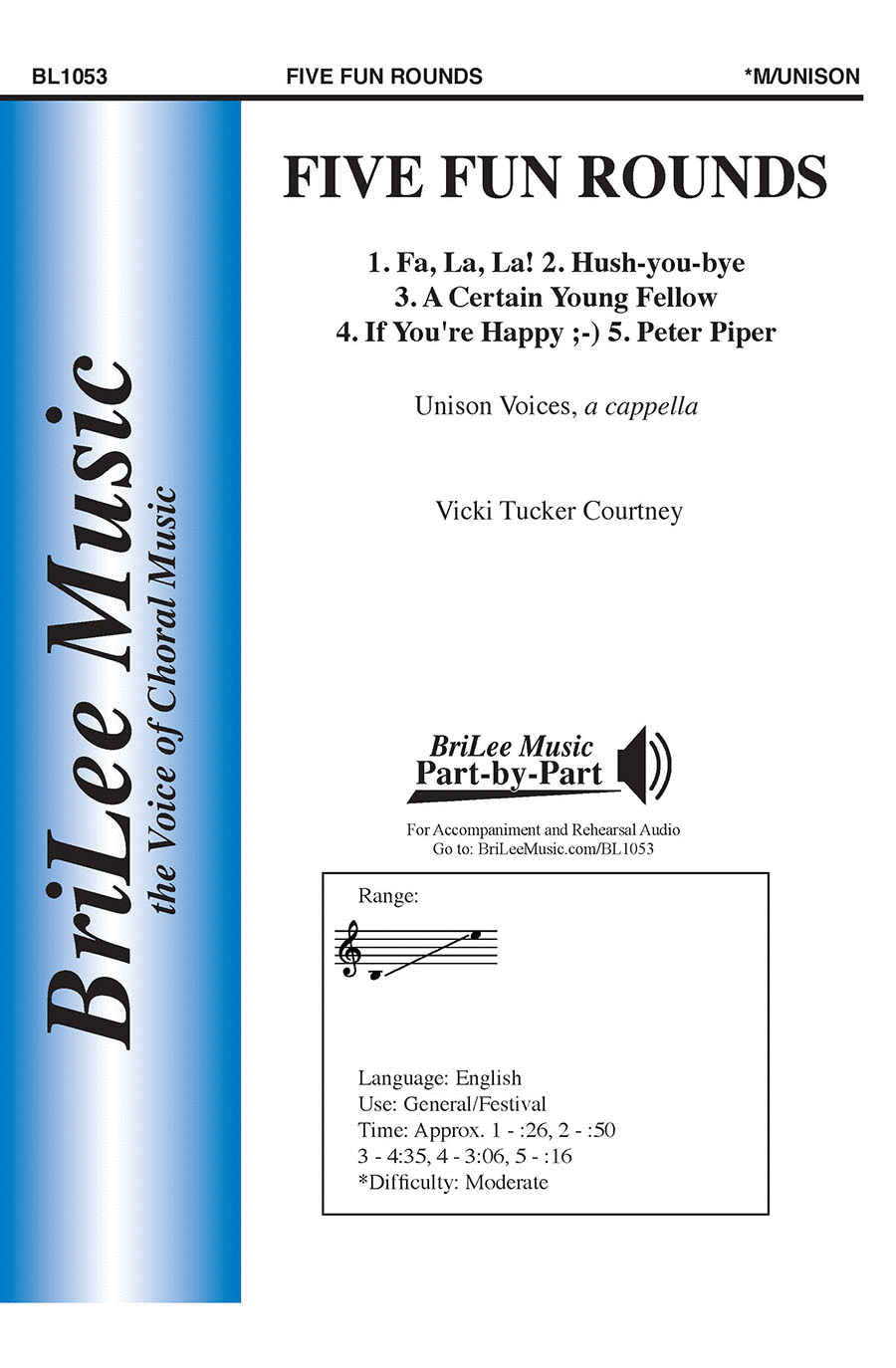 Five Fun Rounds Unison Choir scores gallery preview page 1