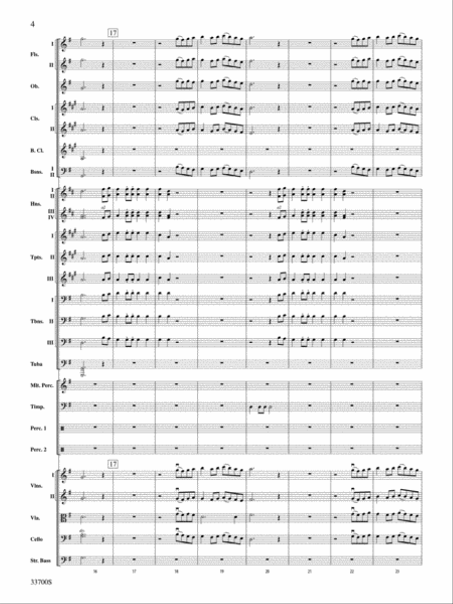 Salute to TV Full Orchestra scores gallery preview page 4