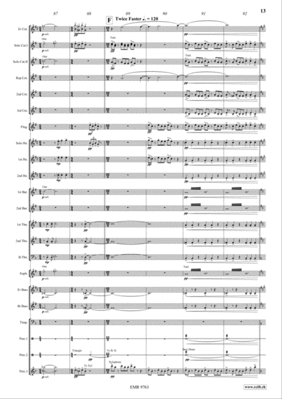 Rise of The Guardians Brass Band scores gallery preview page 14