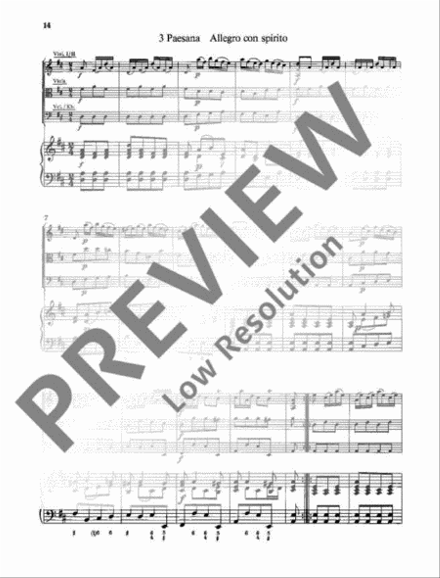 Overture D Minor Overture D Minor Basso Continuo scores gallery preview page 15