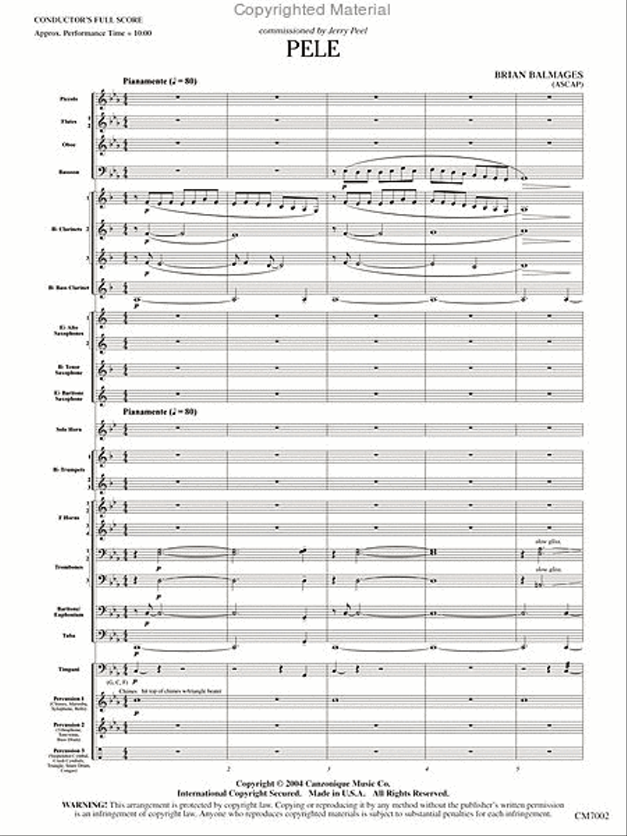 Pele Concert Band scores gallery preview page 2