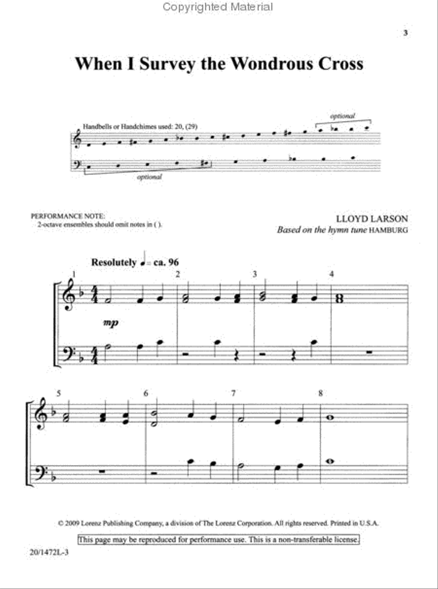 From the Cross to the Crown 3-Octaves scores gallery preview page 2