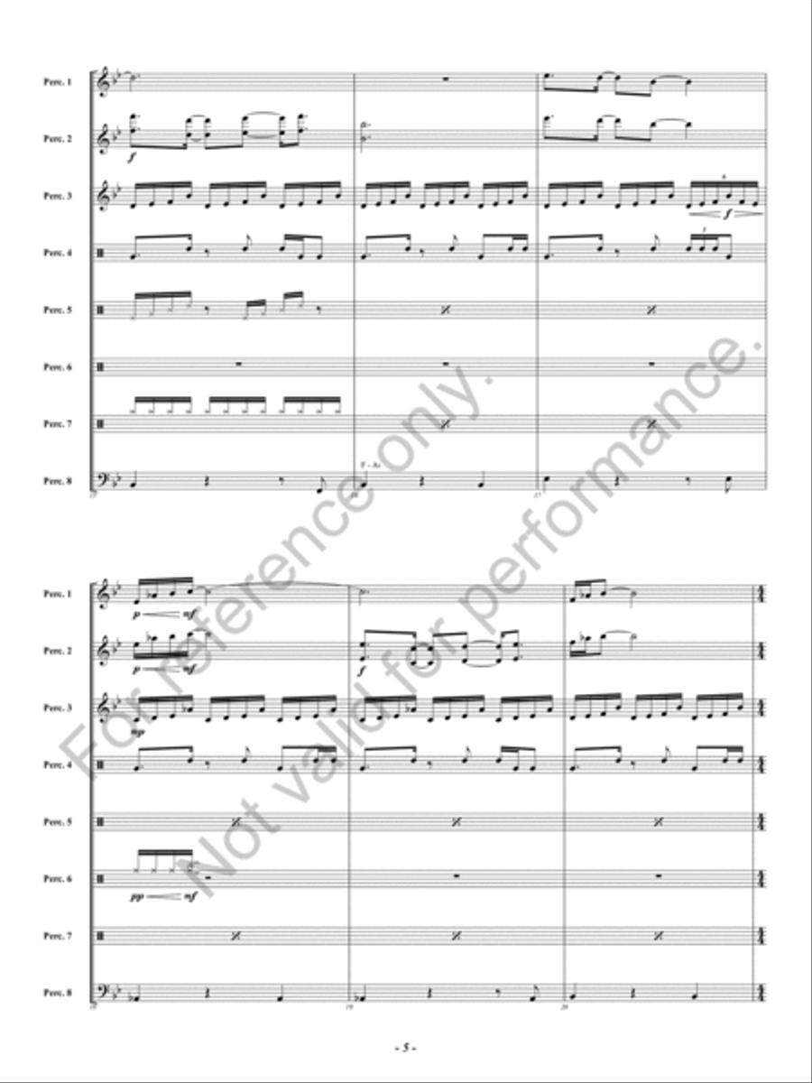 Ritmo Bongito Ritmo Bongito Percussion Ensemble scores gallery preview page 6