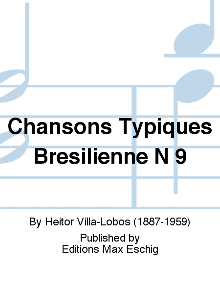 Chansons Typiques Bresilienne N 9