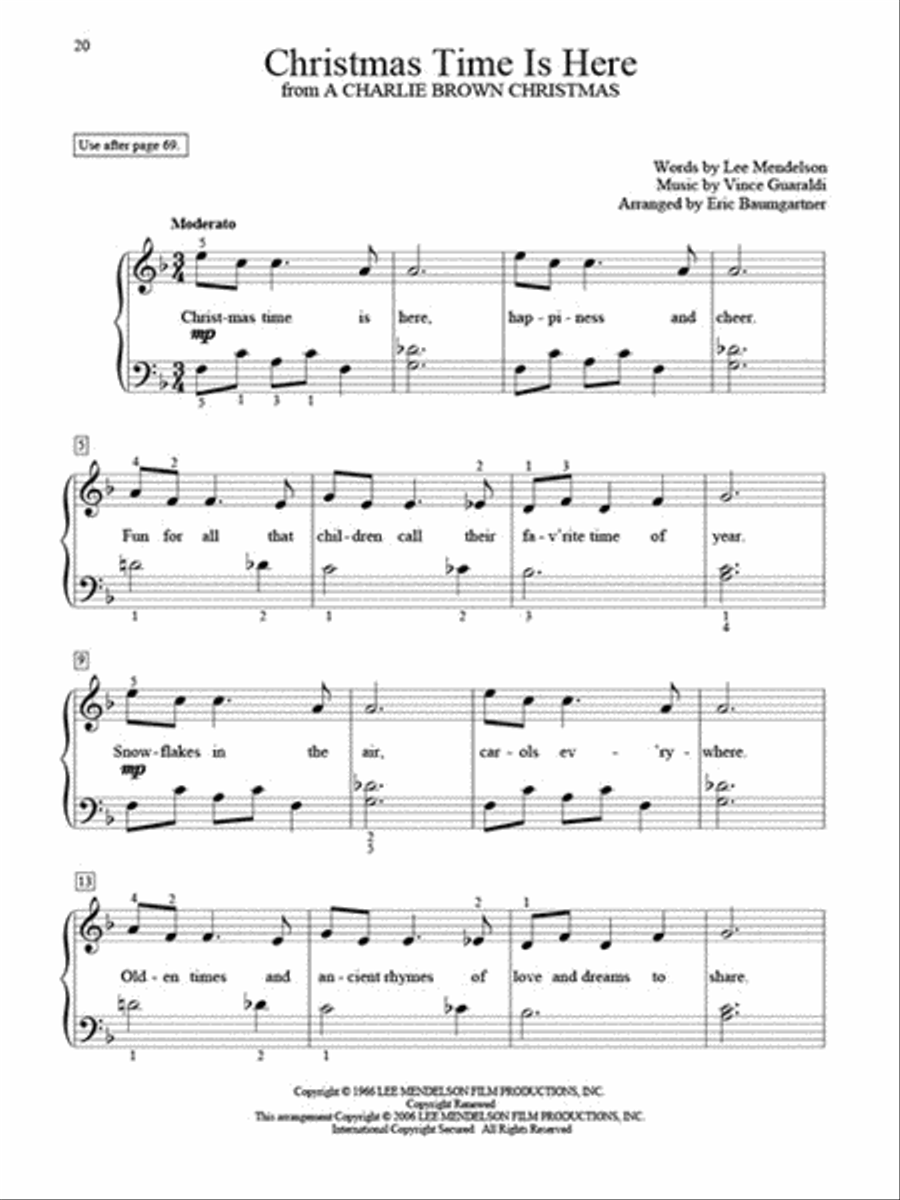 Christmas Piano Solos Easy Piano scores gallery preview page 4