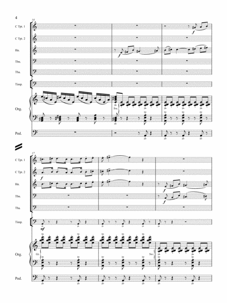 Flourishes (Downloadable) by Carlyle Sharpe Organ - Digital Sheet Music