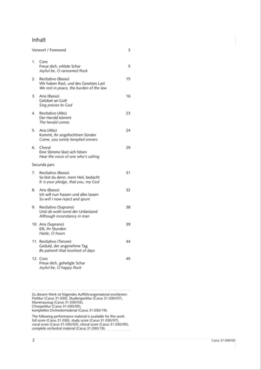 Joyful be, O ransomed flock (Freue dich, erloste Schar) 4-Part scores gallery preview page 3