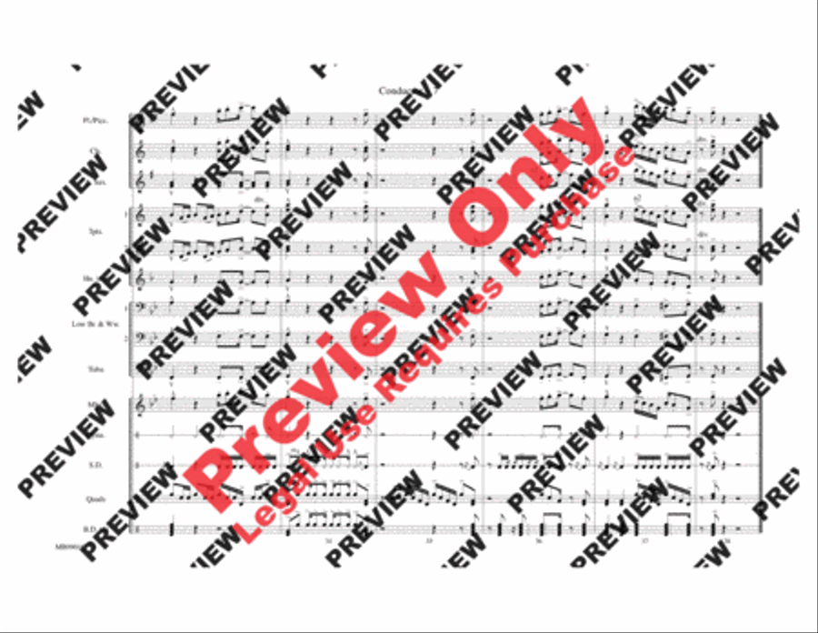 Conga Conga Marching Band scores gallery preview page 15