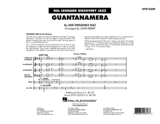 Guantanamera (arr. John Berry) - Conductor Score (Full Score)