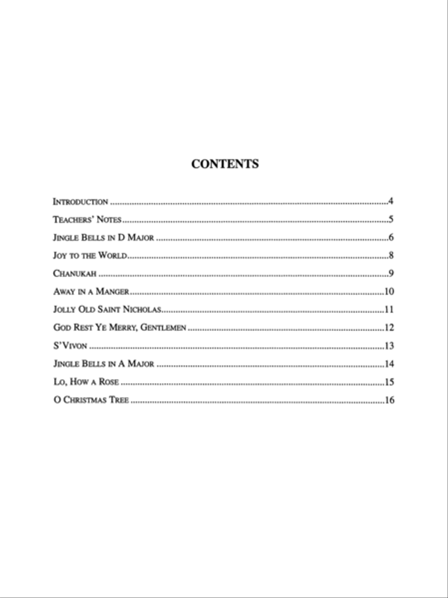 Festive Strings for String Quartet or String Orchestra String Quartet scores gallery preview page 7
