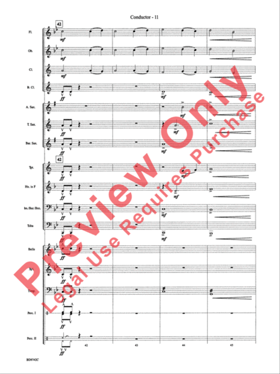Mystic Legacy Mystic Legacy Concert Band scores gallery preview page 14