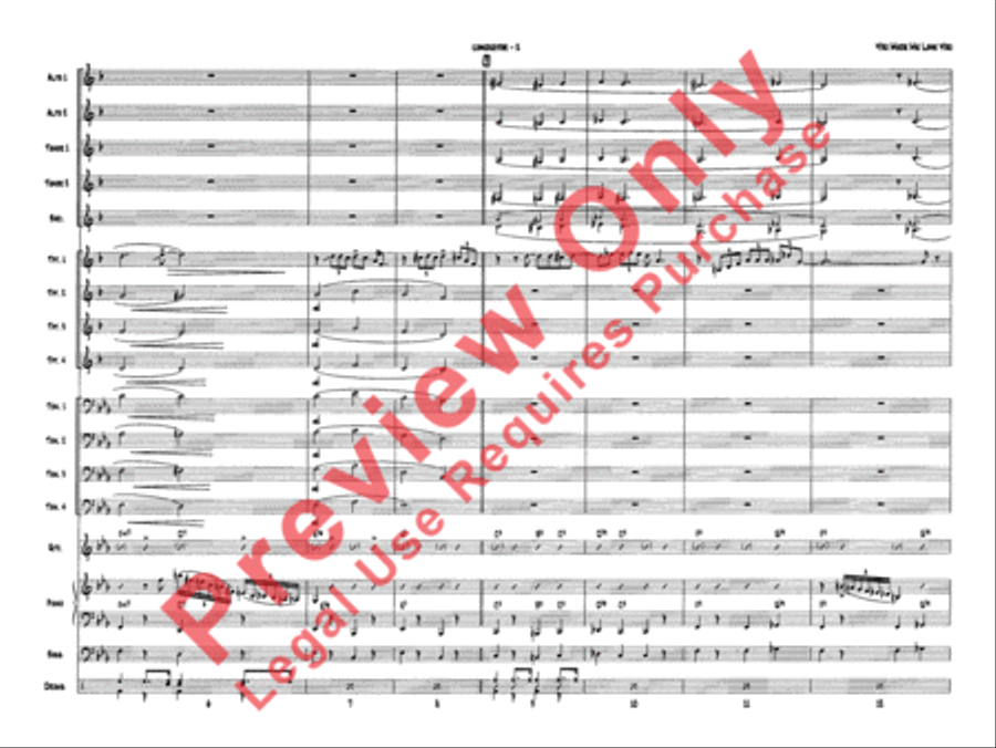 You Made Me Love You (I Didn't Want to Do It) Jazz Ensemble scores gallery preview page 5
