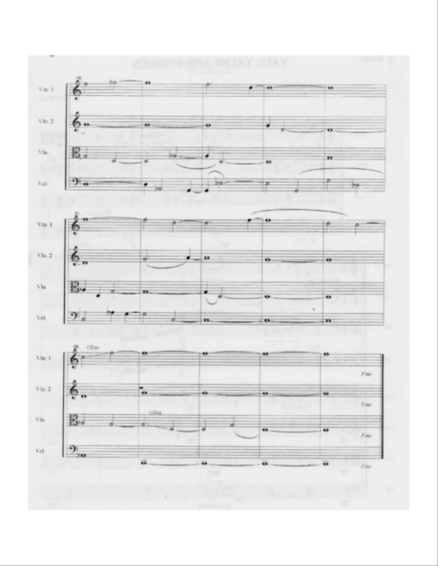 String Quartet #1-Remote Control String Quartet scores gallery preview page 6