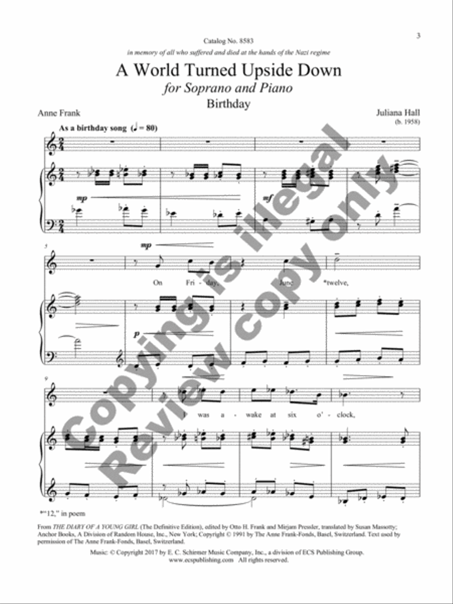 A World Turned Upside Down Mezzo-Soprano Voice scores gallery preview page 22