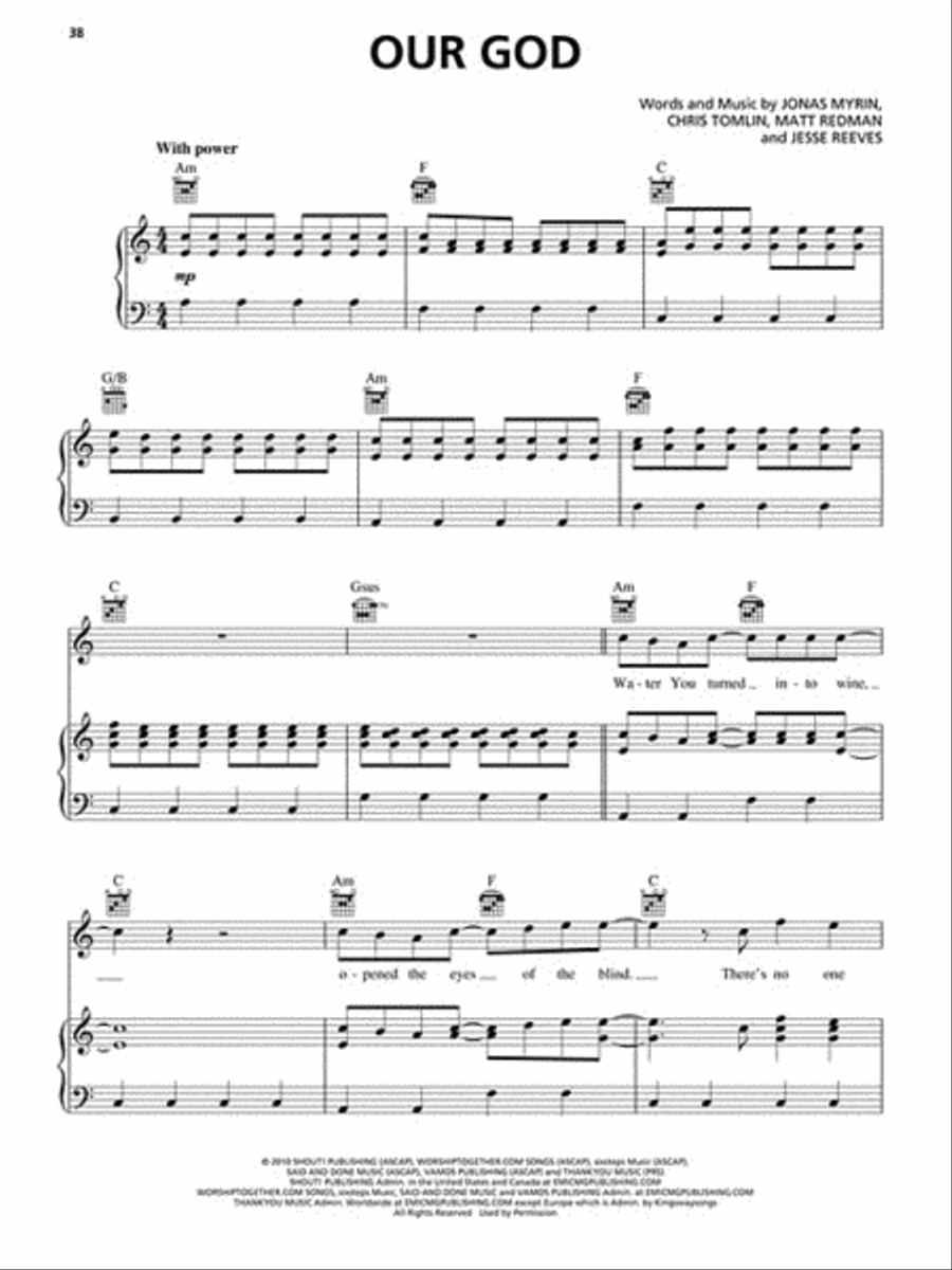 Chris Tomlin Piano, Vocal, Guitar scores gallery preview page 4