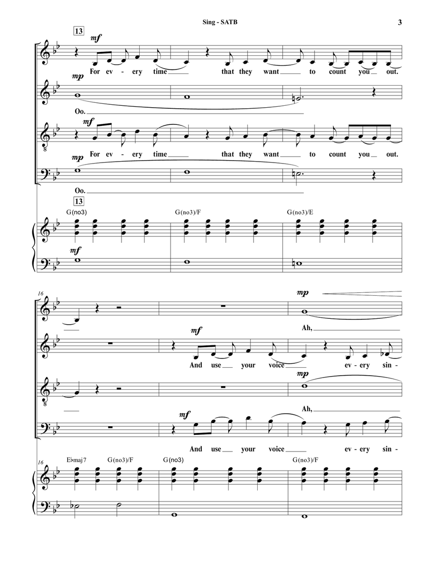 Sing 4-Part scores gallery preview page 3