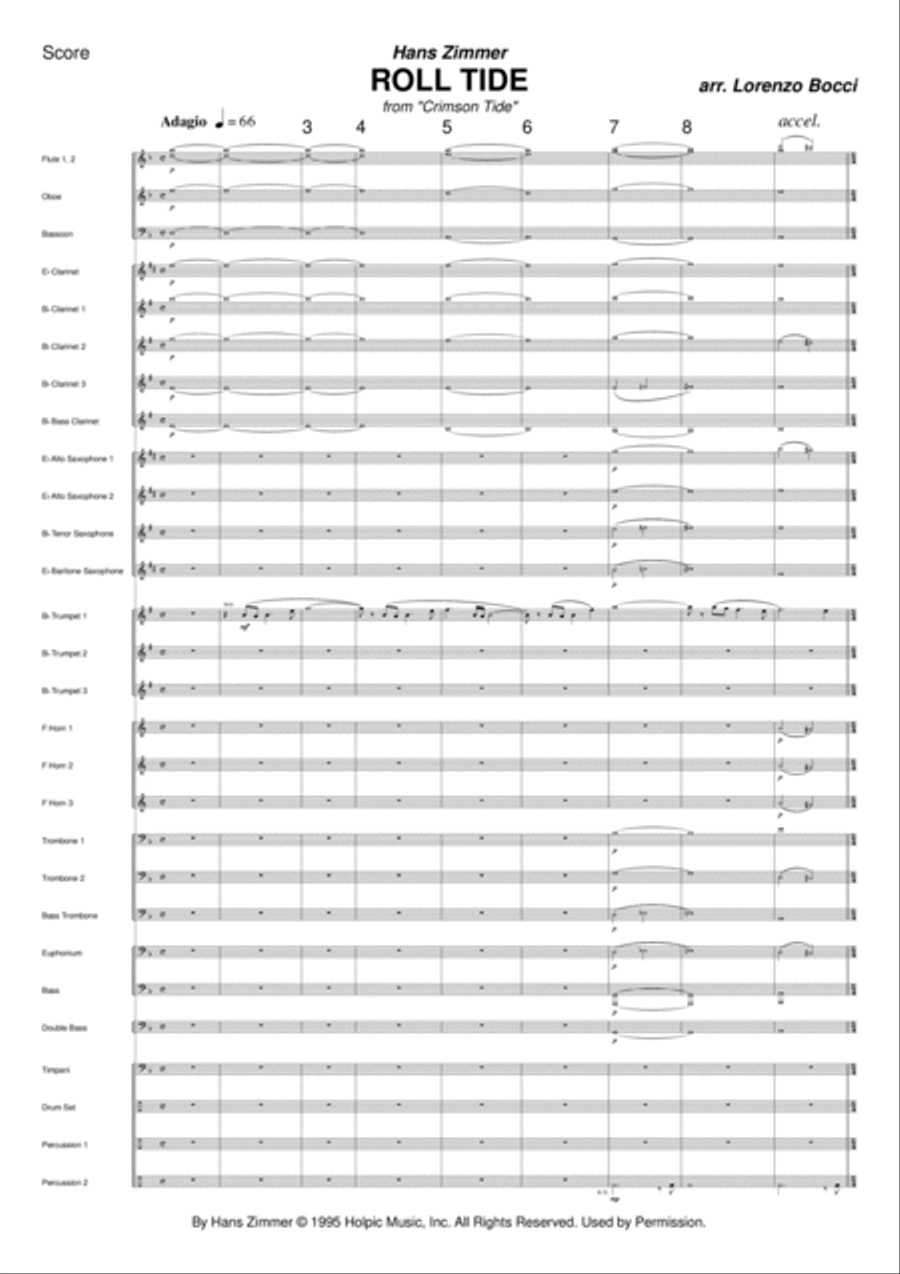Roll Tide Concert Band scores gallery preview page 3