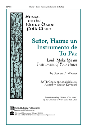 Book cover for Señor, Hazme Un Instrumento de Tu Paz