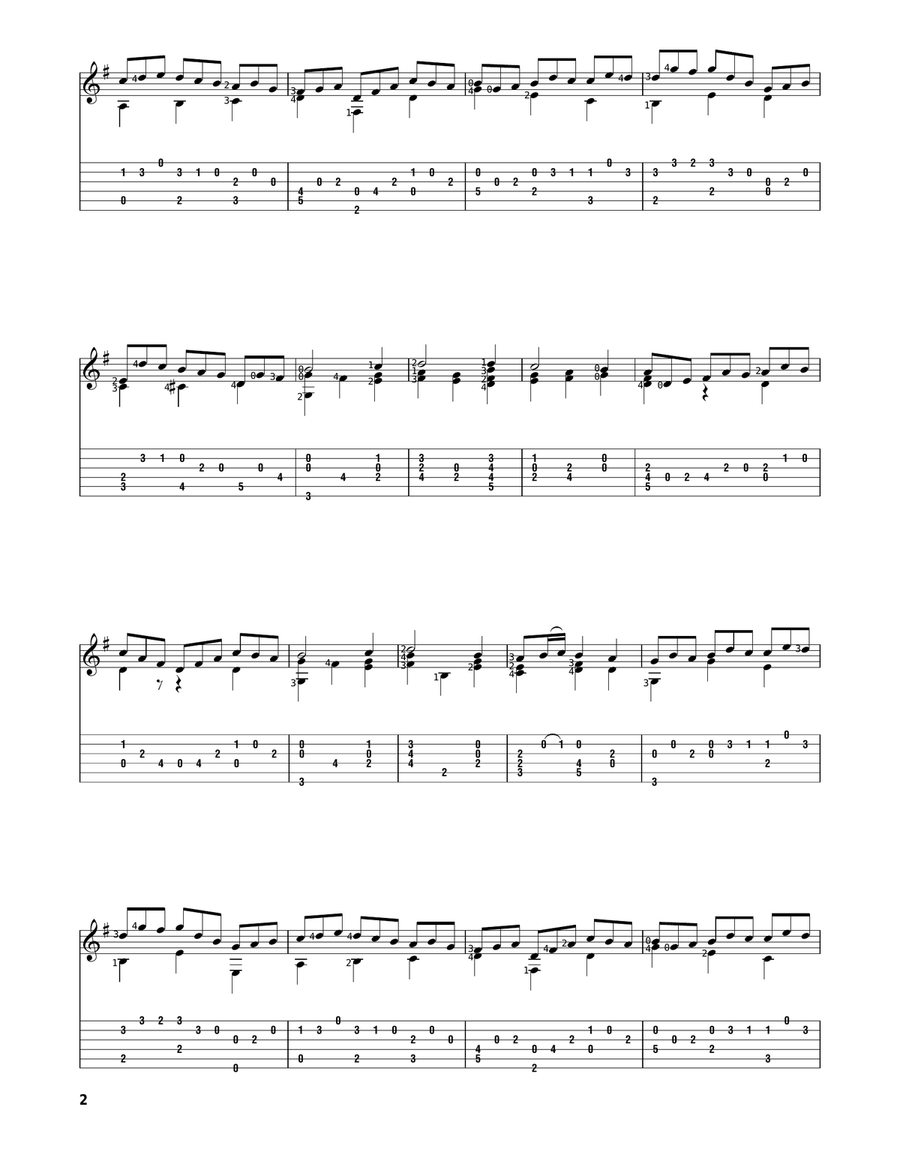 Jesu, Joy Of Man's Desiring Acoustic Guitar scores gallery preview page 2