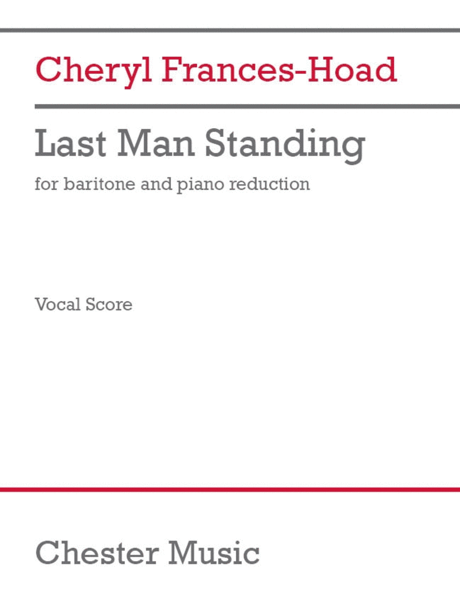 Last Man Standing (Vocal Score)
