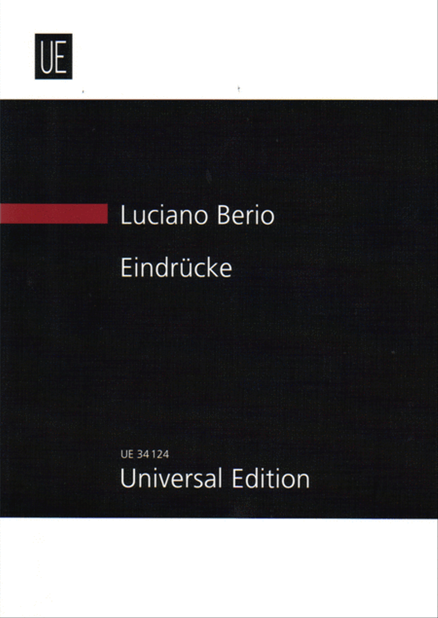 Book cover for Eindrücke