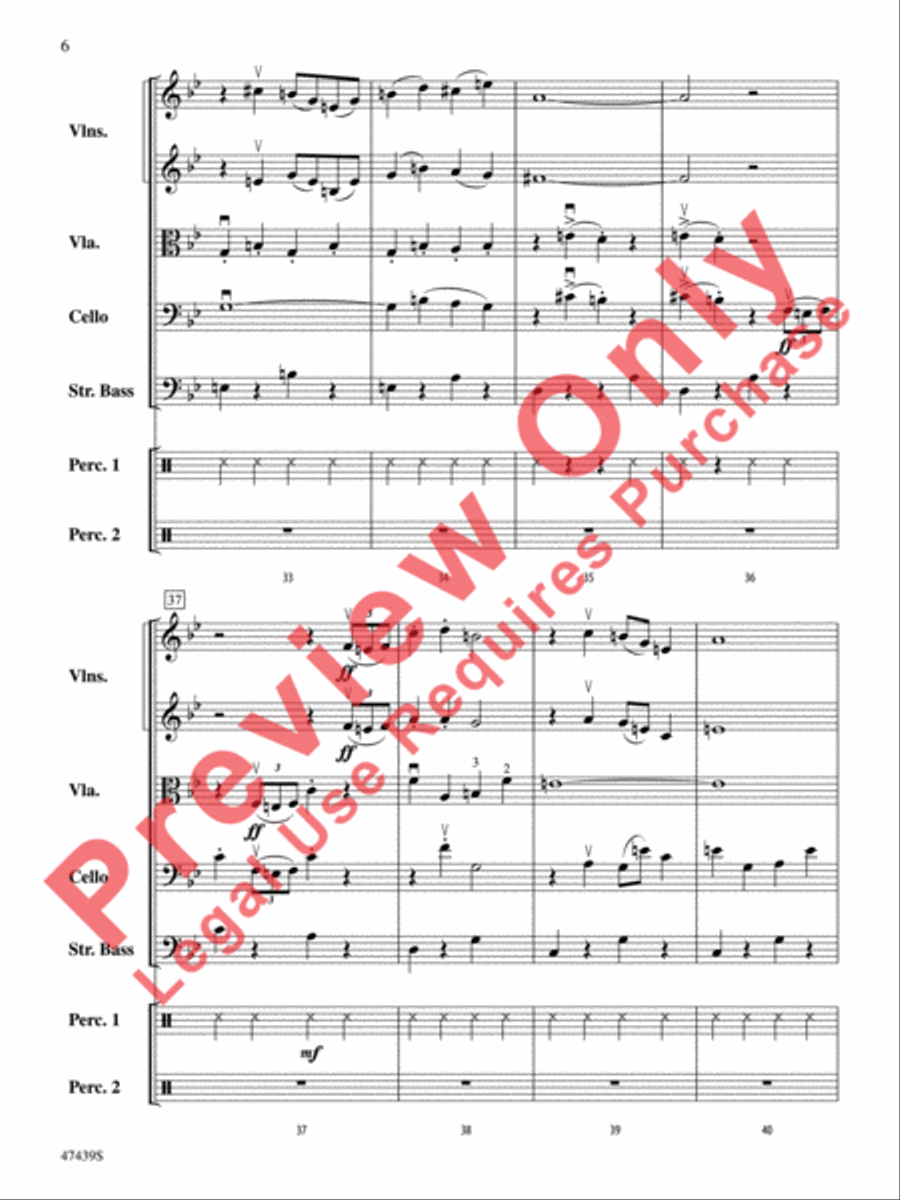 Sleigh Ride String Orchestra scores gallery preview page 7