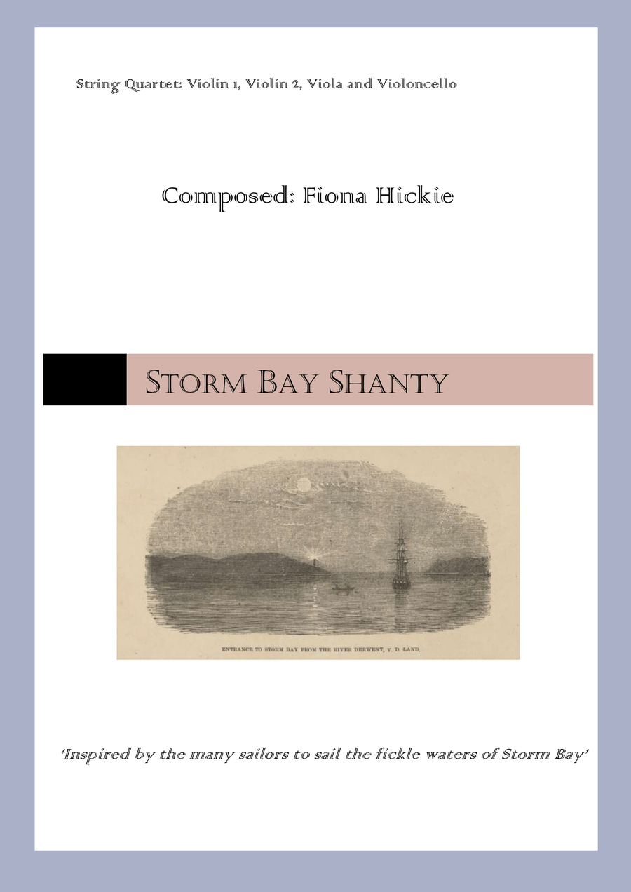 Storm Bay Shanty String Quartet scores gallery preview page 1