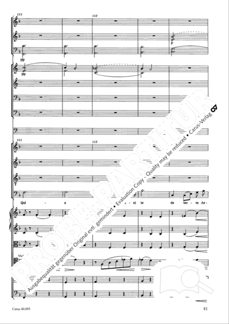 The Seven Words (Die Sieben Worte) 4-Part scores gallery preview page 96