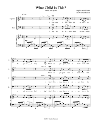 What Child Is This? (SATB)