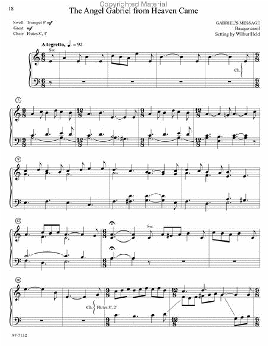 Musica Sacra: Easy Hymn Preludes for Organ, Vol. 4 Organ scores gallery preview page 3