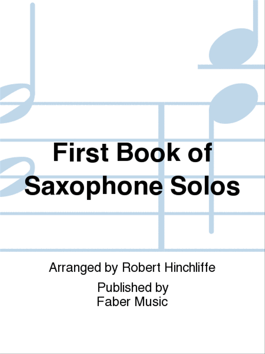 First Book of Saxophone Solos