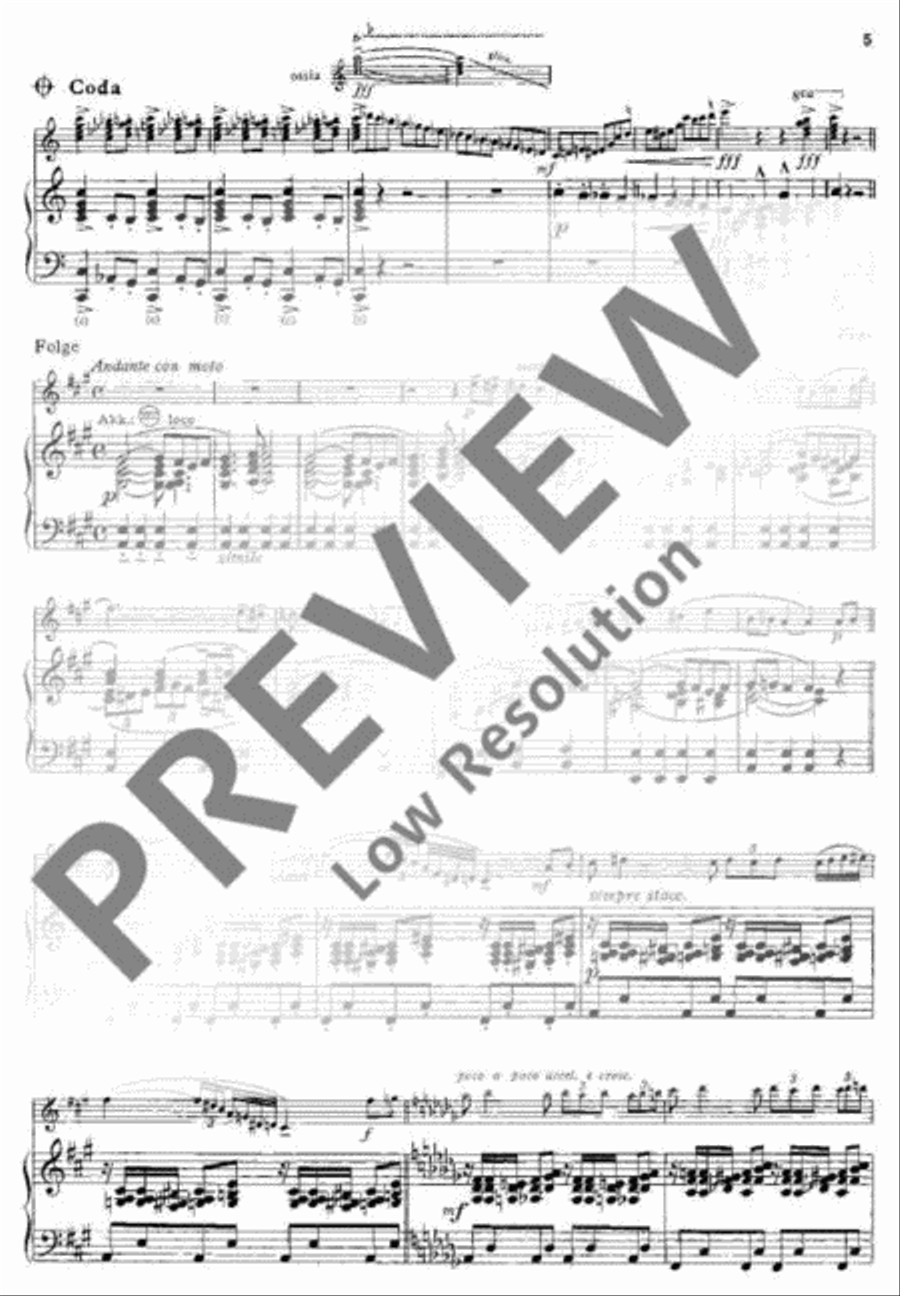 Intermezzo giocoso Piano Accompaniment scores gallery preview page 6