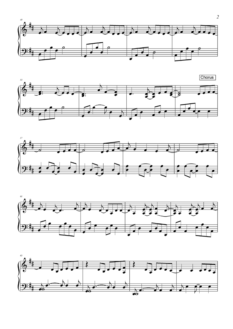 Read All About It, Part III Piano Solo scores gallery preview page 2