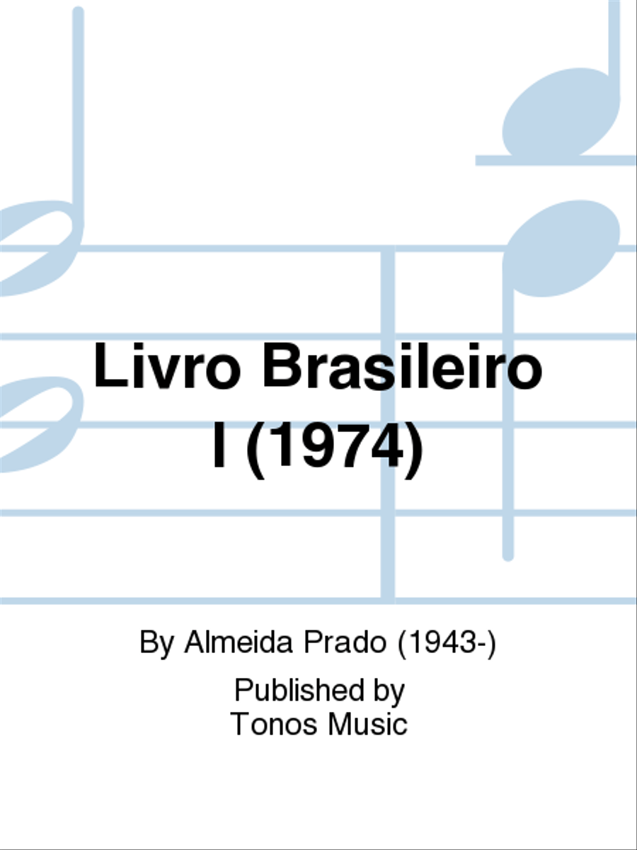 Livro Brasileiro I (1974) Baritone Voice scores gallery preview page 1
