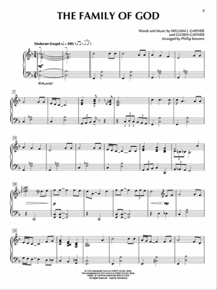Gospel Greats Piano Solo scores gallery preview page 3