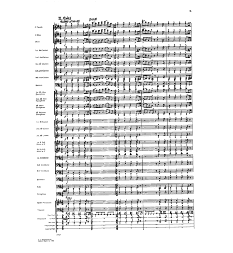 Declaration, Ballade & Finale Concert Band scores gallery preview page 14