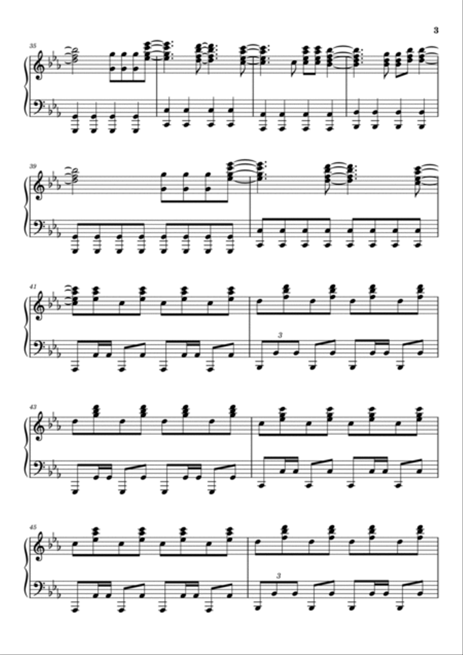 Titanium Titanium Piano Solo scores gallery preview page 3