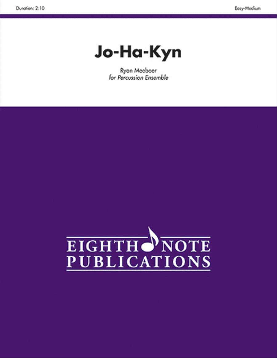 Jo-Ha-Kyn Percussion Ensemble scores gallery preview page 1