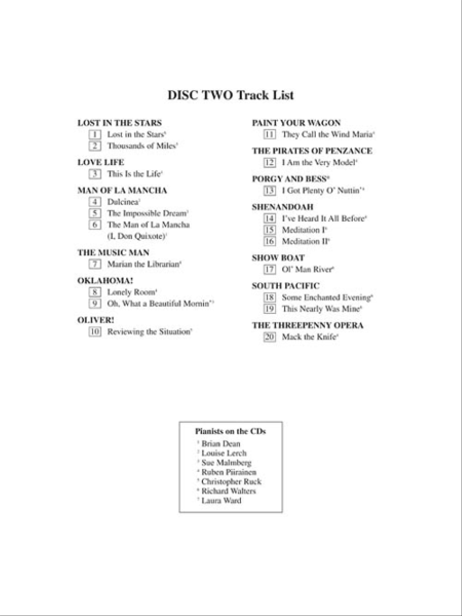 The Singer's Musical Theatre Anthology - Volume 1, Revised Baritone Voice scores gallery preview page 4