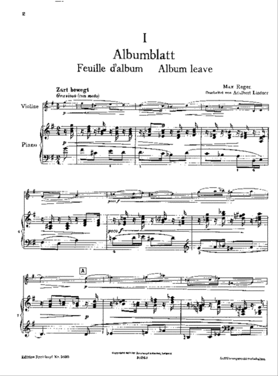 Leaves and Blossoms Violin Solo scores gallery preview page 2