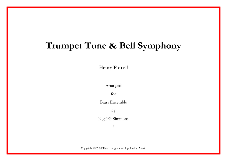 Trumpet Tune & Bell Symphony Brass Ensemble scores gallery preview page 1