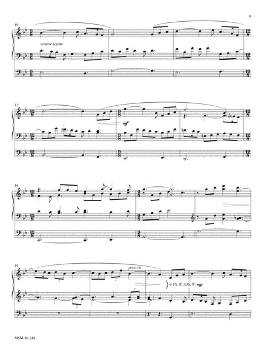 O Love, How Deep: Three Hymn Settings for Organ Organ Solo scores gallery preview page 6